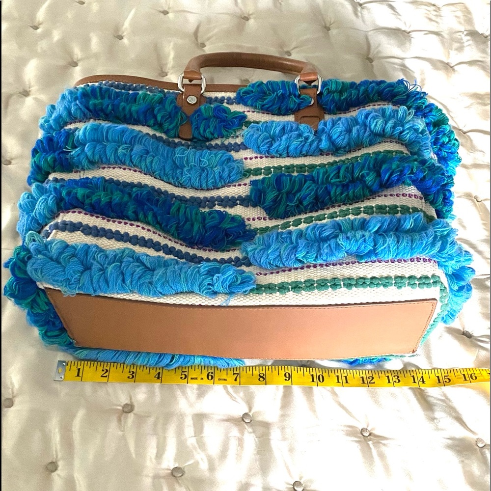 Sam Edelman Gina Blue Tote Bag - Picture 13 of 16